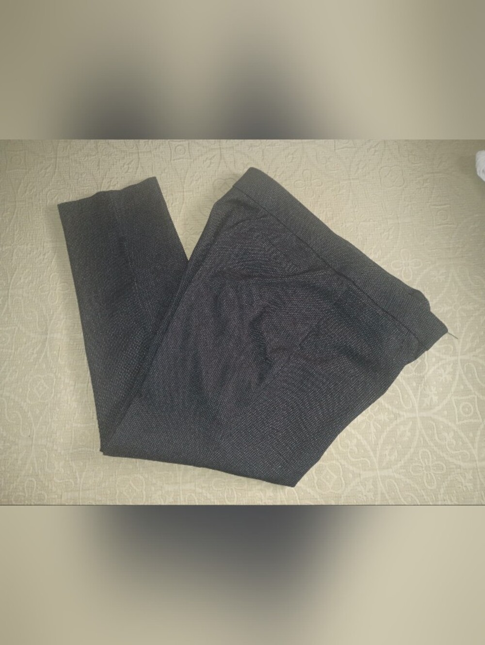 Liz Claiborne Textured Black Career Stretch Pants SZ18